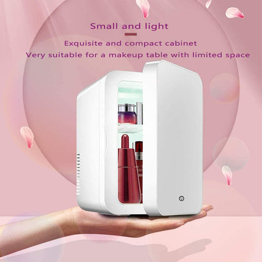 Mini Makeup Fridge Portable Cosmetic Cooler & Warmer