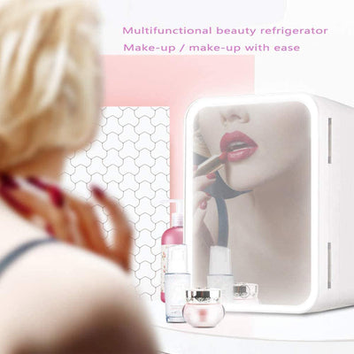 Mini Makeup Fridge Portable Cosmetic Cooler & Warmer