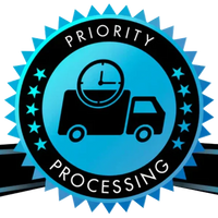 Priority Processing - Ships Today!