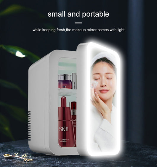 Portable Beauty Fridge 8-Liter Skincare Cooler